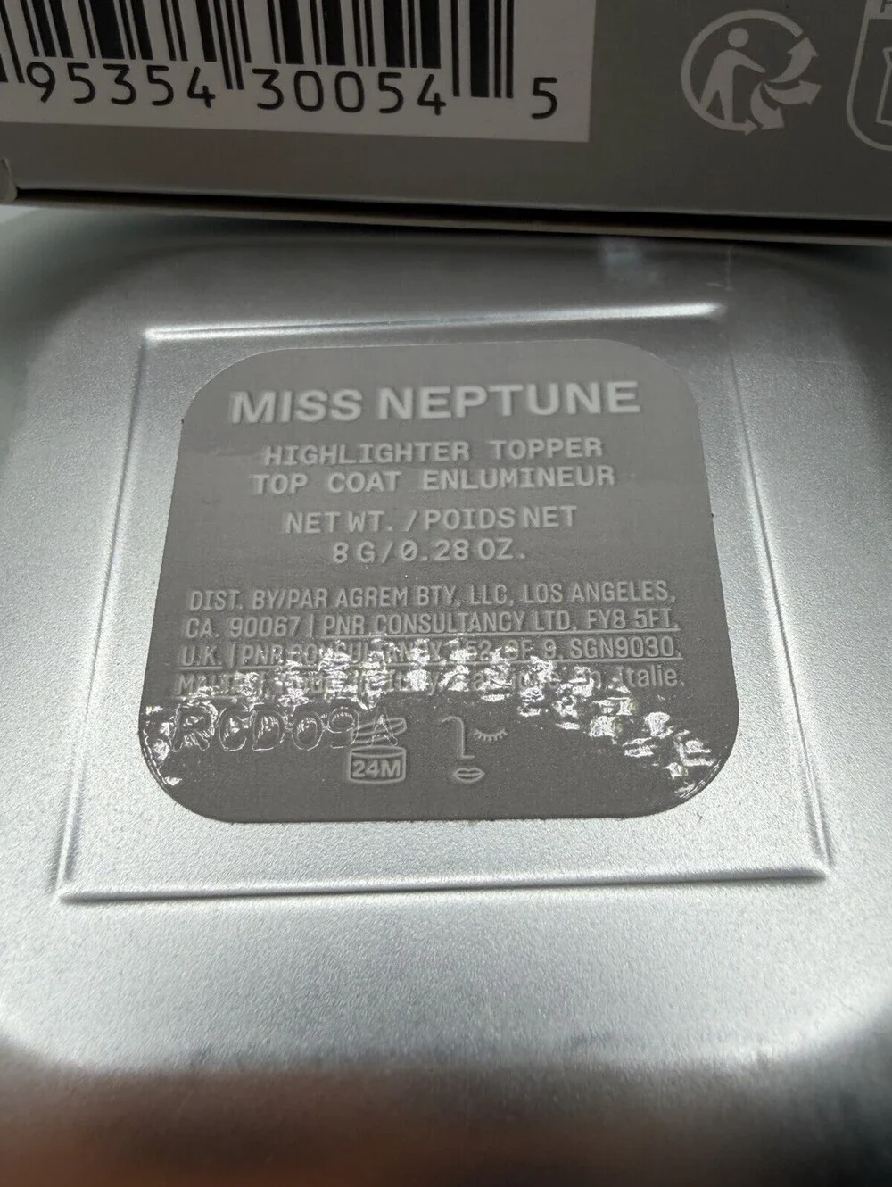r.e.m. Beauty Interstellar Highlighter Topper~Miss Neptune~Full Size 8 g NIB
